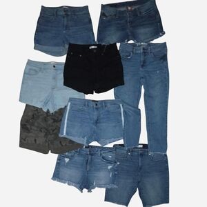 Women's Blue Jean Shorts Size 10